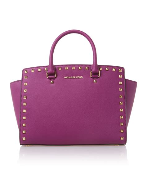 light purple michael kors purse